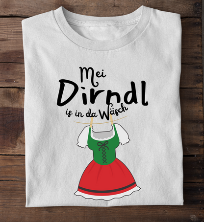 MEI DIRNDL IS IN DA WÄSCH - Premium Organic T-Shirt unisex