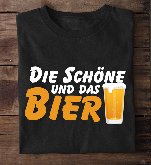 THE BEAUTY AND THE BEER - Premium Organic T-Shirt unisex