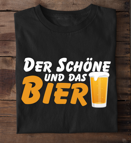 THE BEAUTIFUL AND THE BEER - Premium Organic T-Shirt unisex