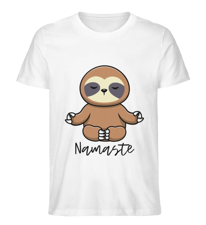 NAMASTE FAULTIER (groß) - 100% Bio T-Shirt Unisex