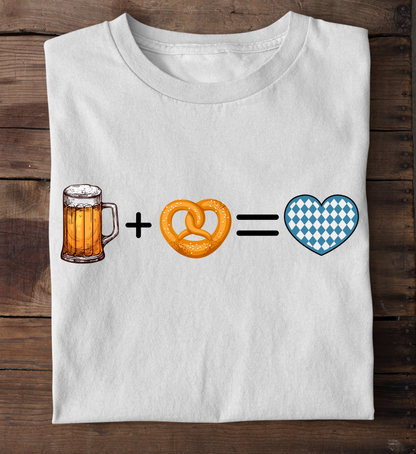 BIER + BREZEL - Premium Organic T-Shirt unisex