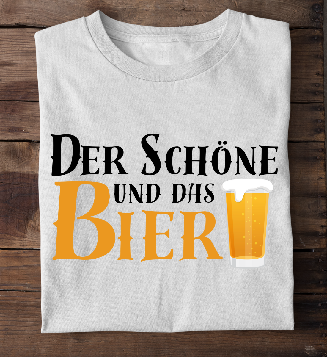 DER SCHÖNE UND DAS BIER (VERSION 2) - Premium Organic T-Shirt unisex