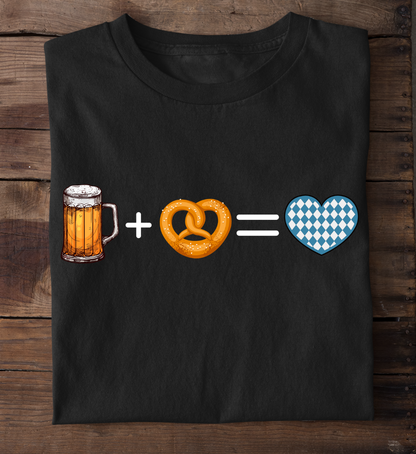 BIER + BREZEL - Premium Organic T-Shirt unisex