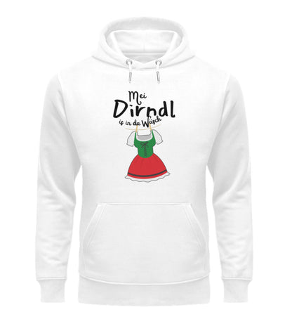 MEI DIRNDL IS IN DA WÄSCH - Unisex Premium Organic Hoodie