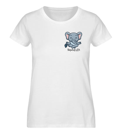 NAMASTE ELEFANT - 100% Bio T-Shirt Damen