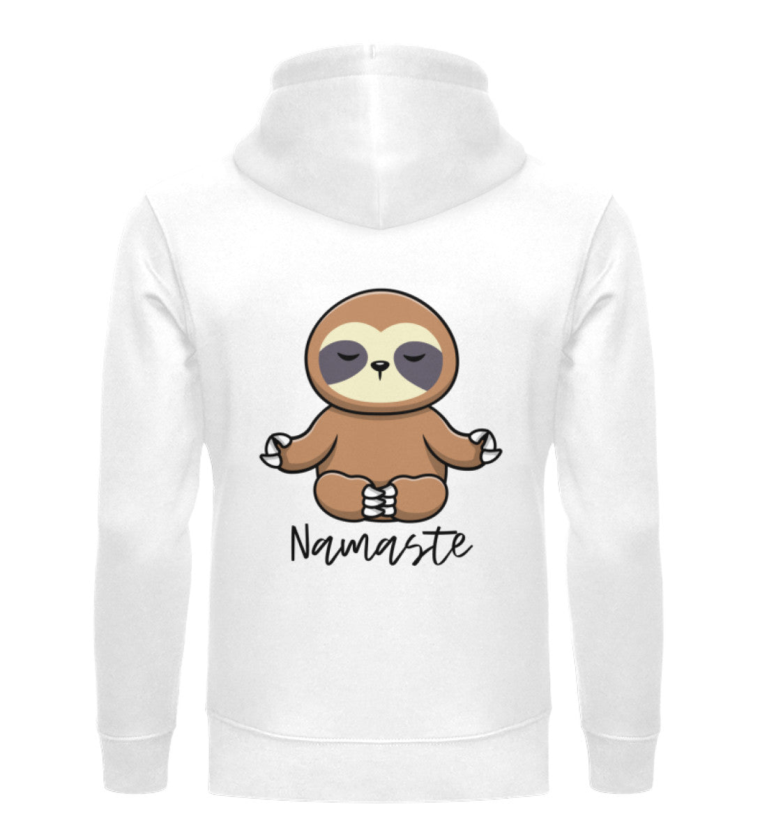 NAMASTE FAULTIER (Backprint) - Unisex Premium Organic Hoodie