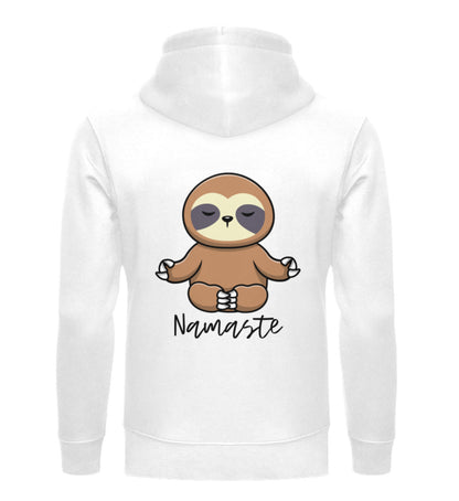 NAMASTE FAULTIER (Backprint) - Unisex Premium Organic Hoodie