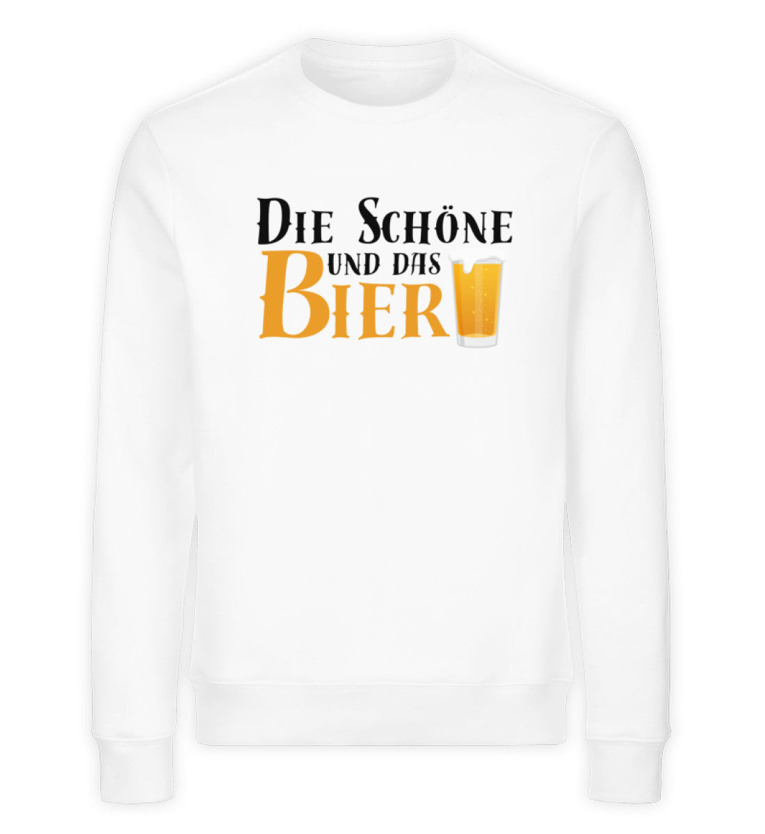 DIE SCHÖNE UND DAS BIER (VERSION 2) - Unisex Premium Organic Sweatshirt