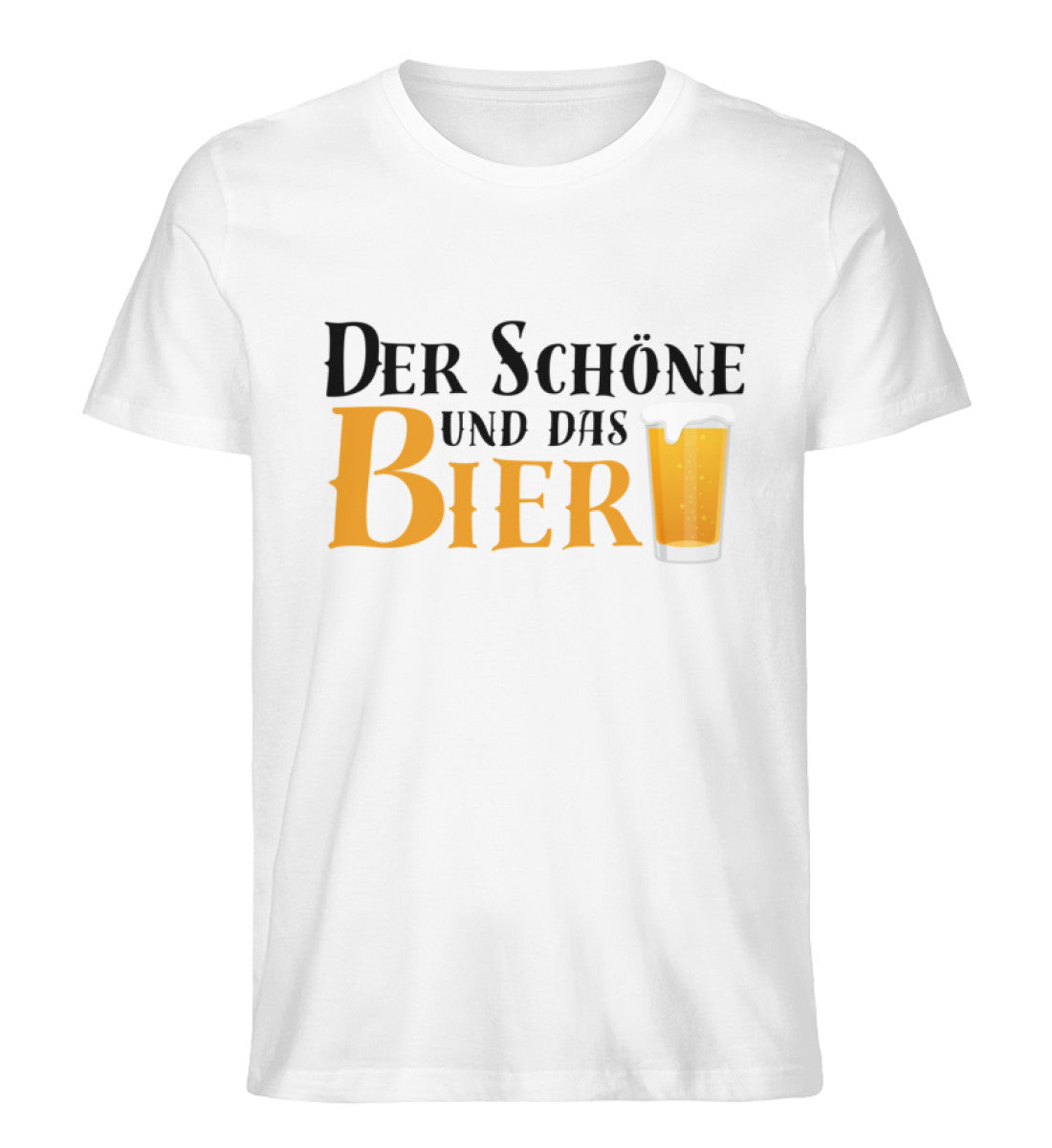 DER SCHÖNE UND DAS BIER (VERSION 2) - Premium Organic T-Shirt unisex