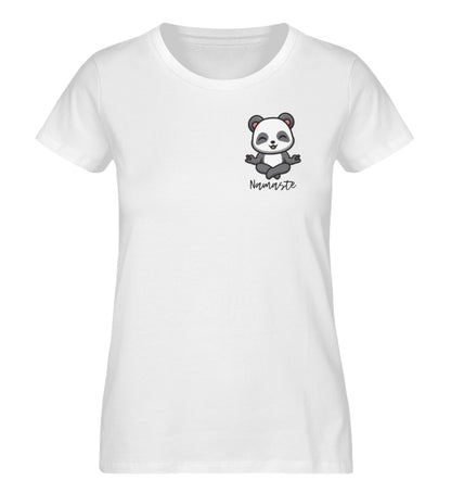 NAMASTE PANDA - 100% Bio T-Shirt Damen