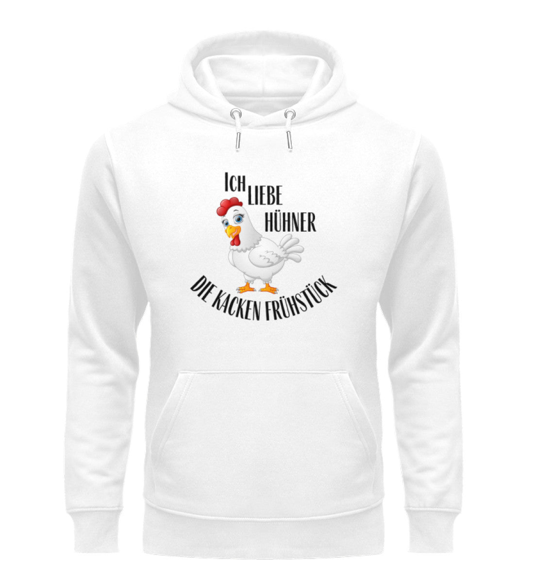 ICH LIEBE HÜHNER - Unisex Premium Organic Hoodie