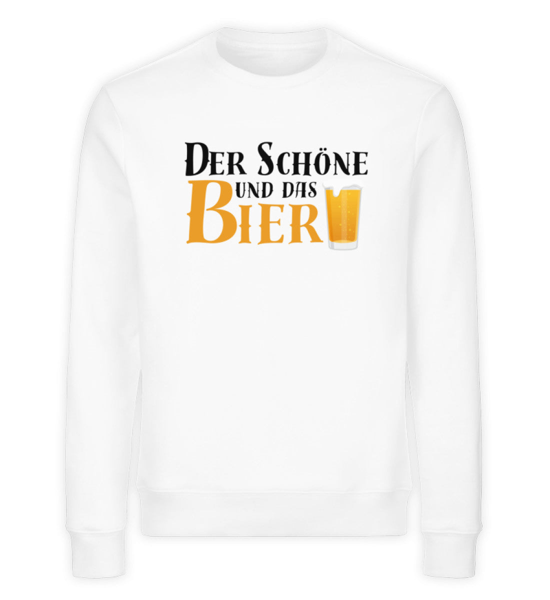 DER SCHÖNE UND DAS BIER (VERSION 2) - Unisex Premium Organic Sweatshirt