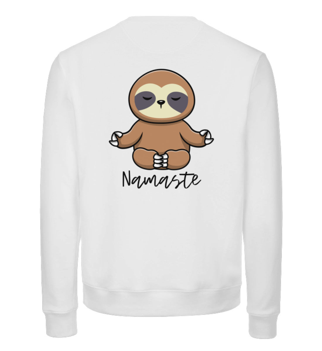 NAMASTE FAULTIER (Backprint) - Unisex Premium Organic Sweatshirt