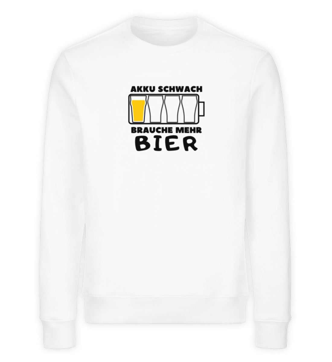 AKKU SCHWACH  - Unisex Organic Sweatshirt