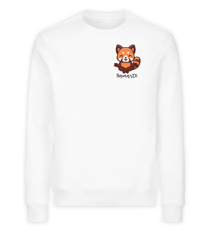 NAMASTE ROTER PANDA - Unisex Premium Organic Sweatshirt