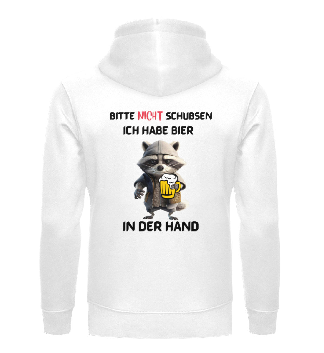 BITTE NICHT SCHUBSEN WASCHBÄR - Unisex Premium Organic Hoodie